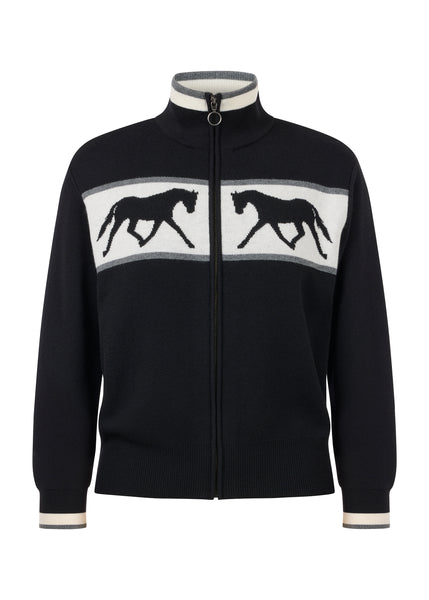 Kerrits Reflections Horse Full Zip Sweater