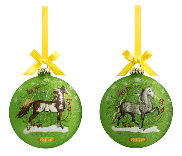 Breyer Artist Signature Glass Ornament - American Saddlebred