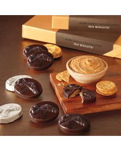 Dark Horse Chocolates Sea Biscuits with Dark Chocolate - 12 piece box