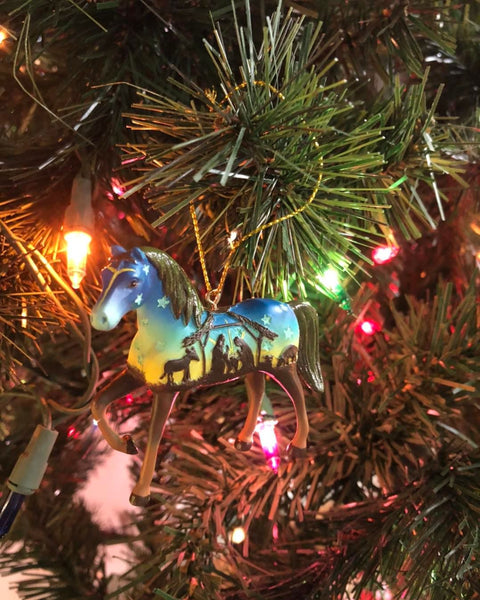 The Trail of Painted Ponies 2021 Ornament - Away in a Manger